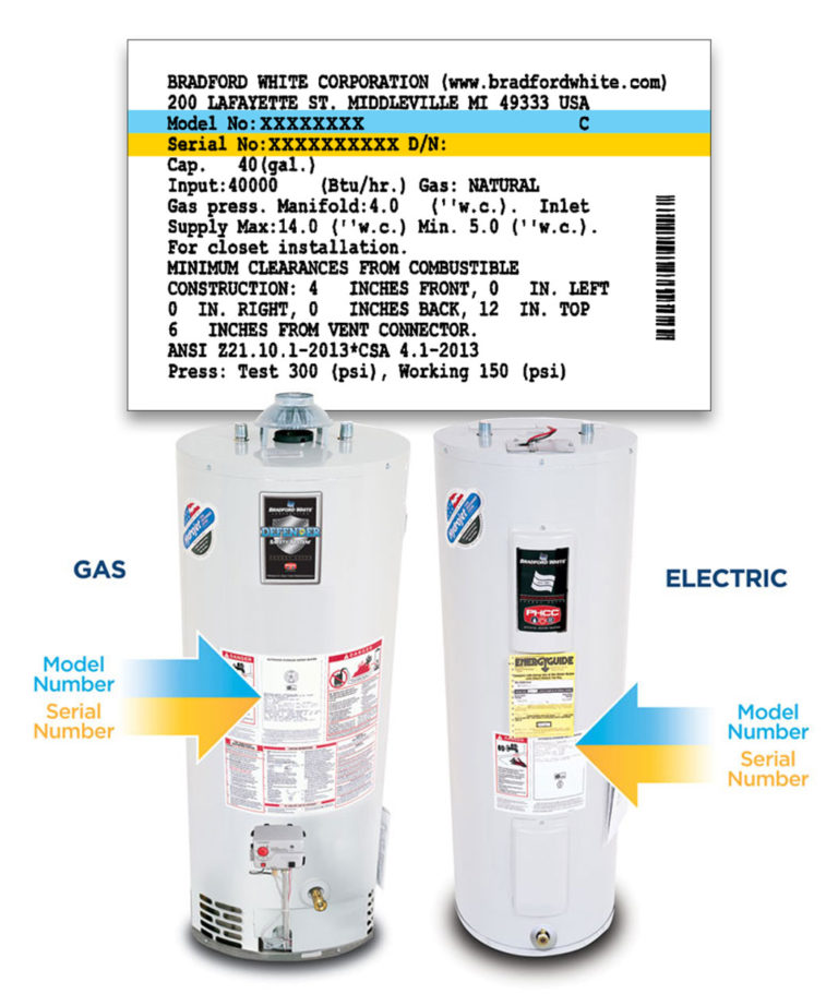 Gas and Electric Water Heater Tank