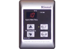 Rinnai Water Heater Temperature Control
